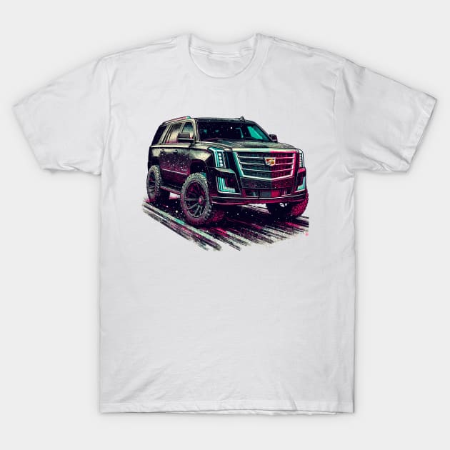 Cadillac Escalade T-Shirt by Vehicles-Art